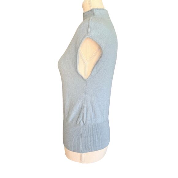 Anthropologie Cashmere Collection Sleeveless Mock Neck Sweater Small - Picture 3 of 4